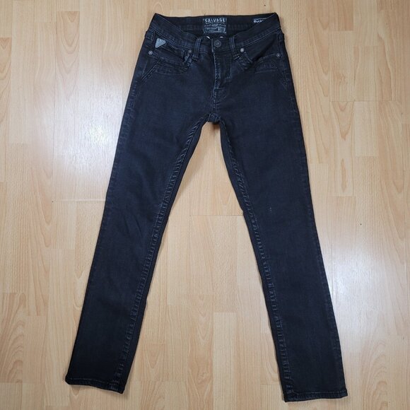 Salvage Havoc Jeans Men's Size 30R Buckle Slim Straight 30x30‎ Denim Distressed